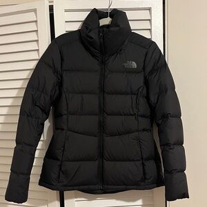 The North Face Women's black down puffer jacket